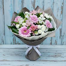 Букет цветов из:  Герберы, Альстромерии и Хризантемы #REPLACE_PRED# Инсаре