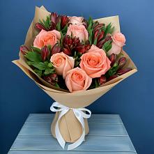 Букет цветов из:  Розы и Альстромерии #REPLACE_PRED# Инсаре