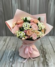 Букет цветов из:  Гвоздики, Розы и Хризантемы в Инсаре