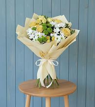 Букет цветов из:  Хризантемы и Розы #REPLACE_PRED# Инсаре