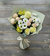 Букет цветов из:  Альстромерии, Розы и Хризантемы в Инсаре