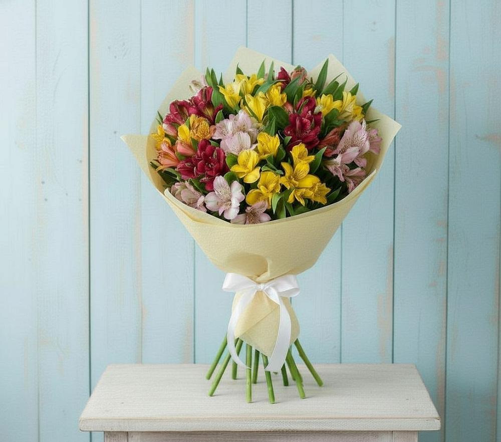 Букет цветов из: Альстромерии в Инсаре