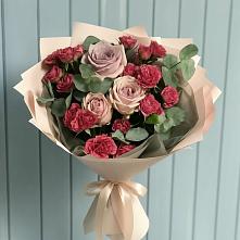 Букет цветов из:  Гвоздики и Розы в Инсаре