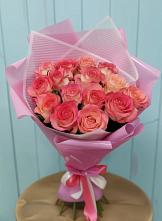 Букет 15 Розовых роз Равель в Инсаре