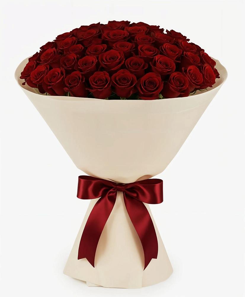 Букет 101 Бордовая роза Блэк Бакарра в Инсаре