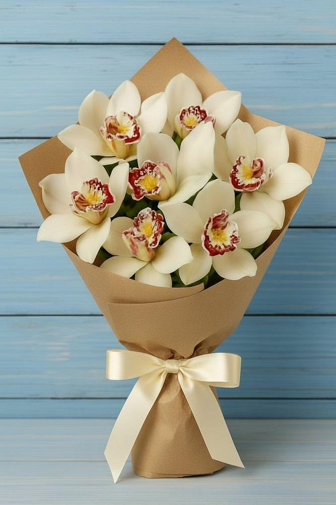 Букет цветов из: Орхидеи и Розы в Инсаре