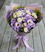 Букет цветов из:  Хризантемы и Розы в Инсаре