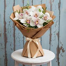 Букет цветов из:  Орхидеи и Розы в Инсаре