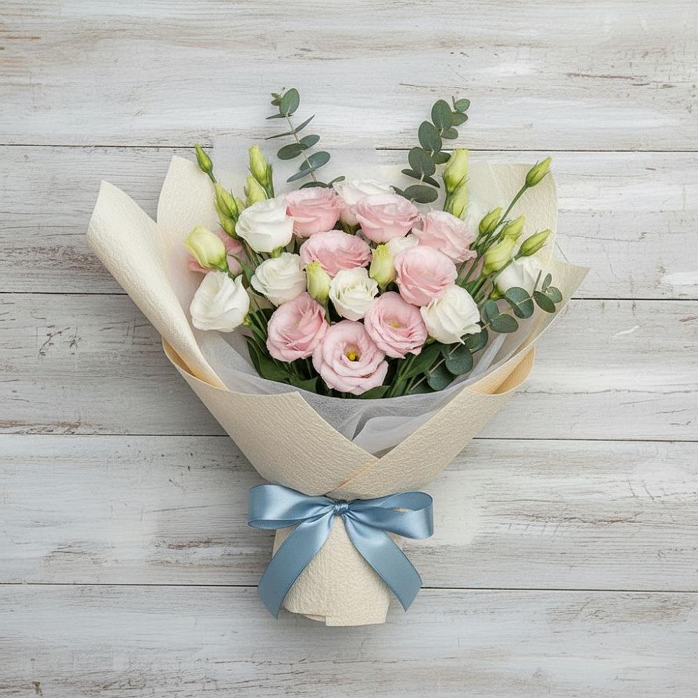 Букет цветов из: Лизиантусы в Инсаре